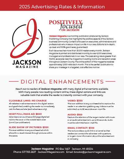 Jackson Magazine Rate Card